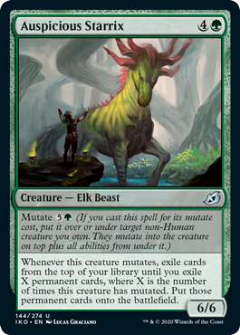 Auspicious Starrix (Ikoria: Lair of Behemoths) Near Mint Foil