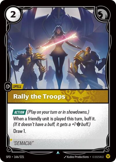 Rally the Troops (Spiritforged) Near Mint