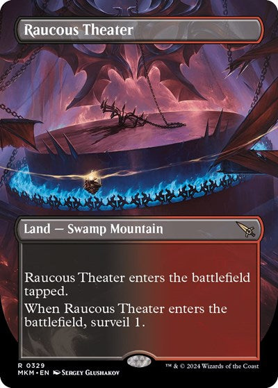 Raucous Theater (Borderless) (Murders at Karlov Manor) Near Mint Foil