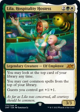 Lila, Hospitality Hostess (Unfinity) Near Mint Foil