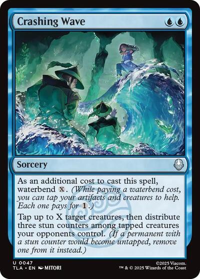 Crashing Wave (Avatar: The Last Airbender) Near Mint Foil