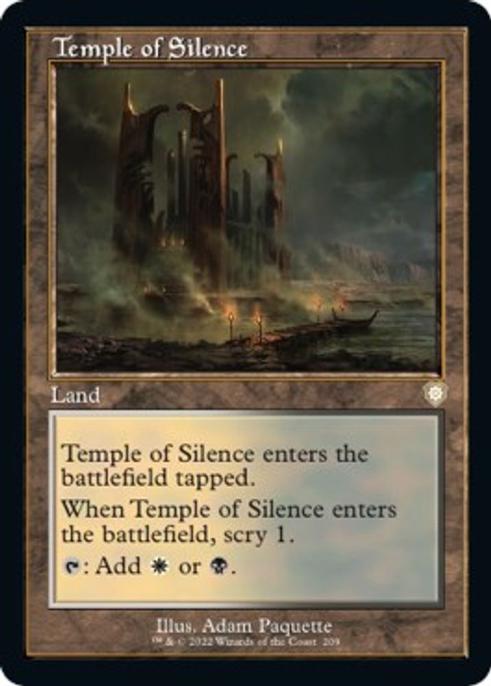 Temple of Silence (Retro Frame)
