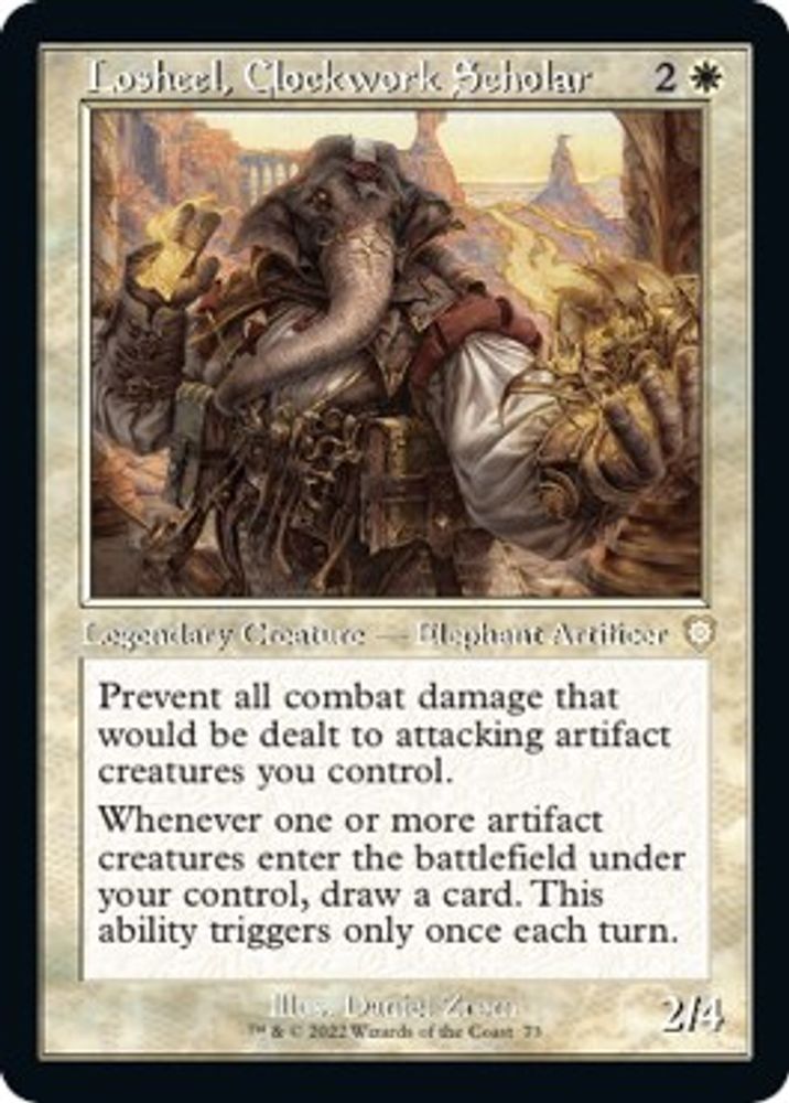 Losheel, Clockwork Scholar (Retro Frame)