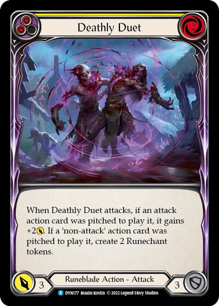 Deathly Duet (Yellow)