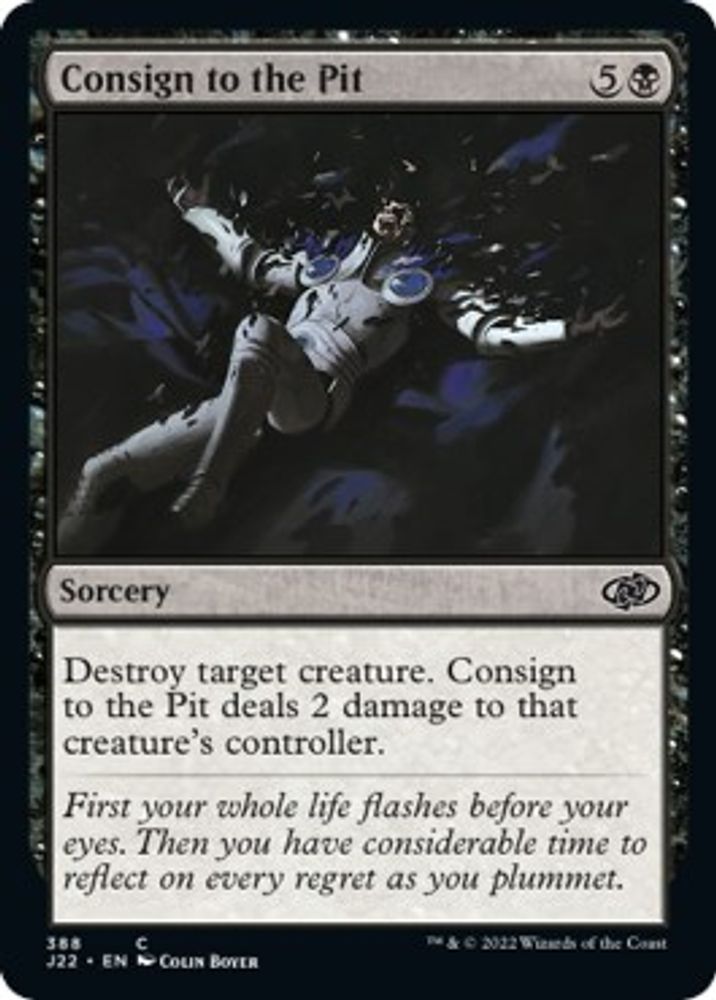 Consign to the Pit