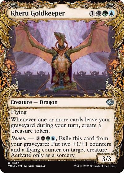 Kheru Goldkeeper (Showcase) (Tarkir: Dragonstorm) Near Mint Foil