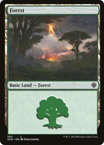 Forest (352) (Commander 2022 Starter Decks) Near Mint