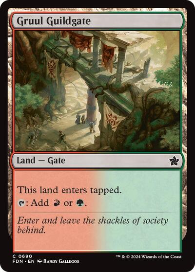 Gruul Guildgate (Foundations) Near Mint