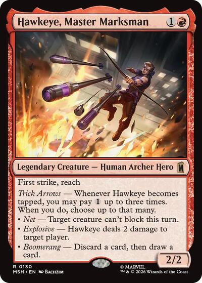 Hawkeye, Master Marksman (Marvel Super Heroes) Near Mint