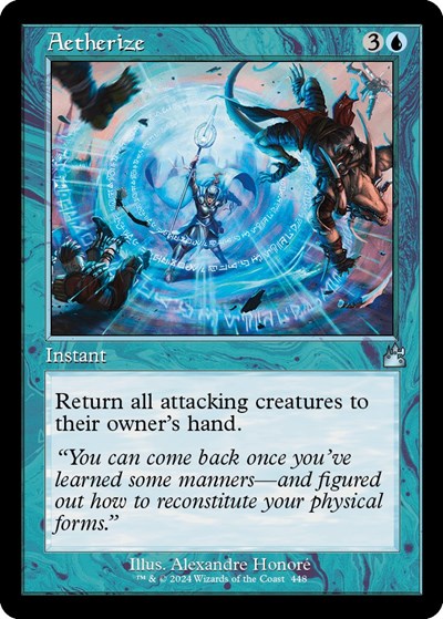 Aetherize (Retro Frame) (Ravnica Remastered) Near Mint Foil
