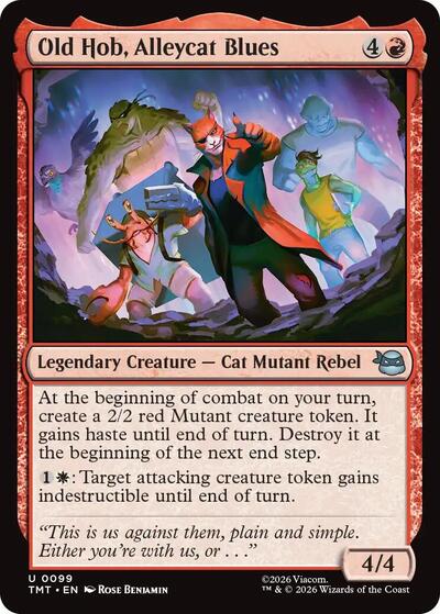 Old Hob, Alleycat Blues (Teenage Mutant Ninja Turtles) Near Mint Foil
