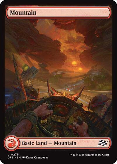 Mountain (0275) (Aetherdrift) Light Play Foil