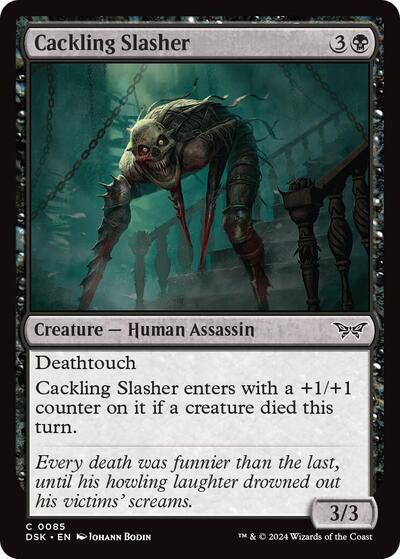 Cackling Slasher (Duskmourn: House of Horror) Near Mint