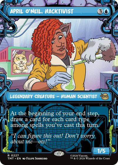 April O'Neil, Hacktivist (0227) (Showcase) (Teenage Mutant Ninja Turtles) Near Mint Foil