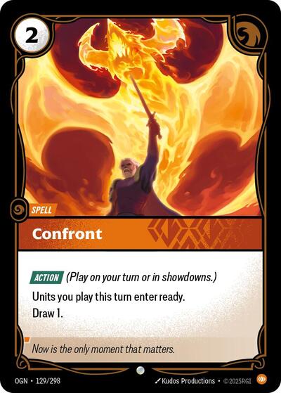 Confront (Origins) Near Mint Foil