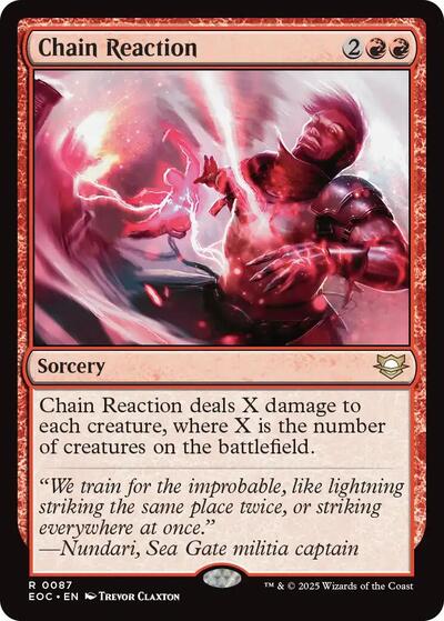 Chain Reaction (Commander: Edge of Eternities) Near Mint