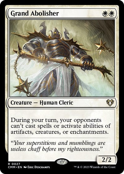 Grand Abolisher (Commander Masters) Near Mint
