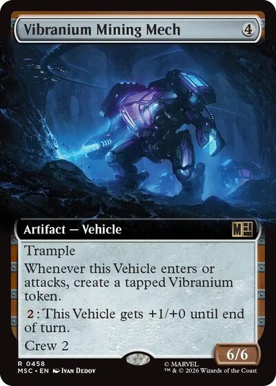Vibranium Mining Mech (Extended Art) (Commander: Marvel Super Heroes) Near Mint