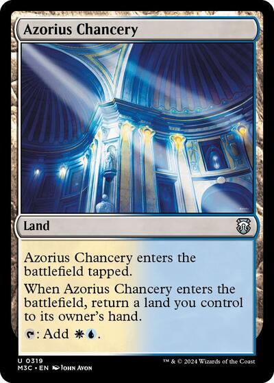 Azorius Chancery (Commander: Modern Horizons 3) Near Mint