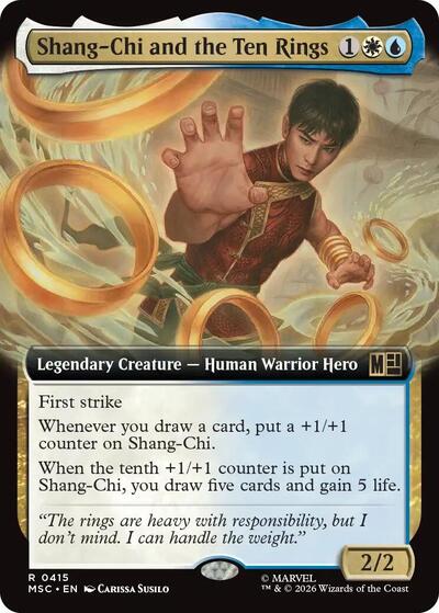 Shang-Chi and the Ten Rings (Extended Art) (Commander: Marvel Super Heroes) Near Mint