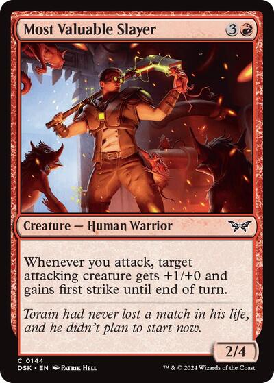 Most Valuable Slayer (Duskmourn: House of Horror) Near Mint Foil
