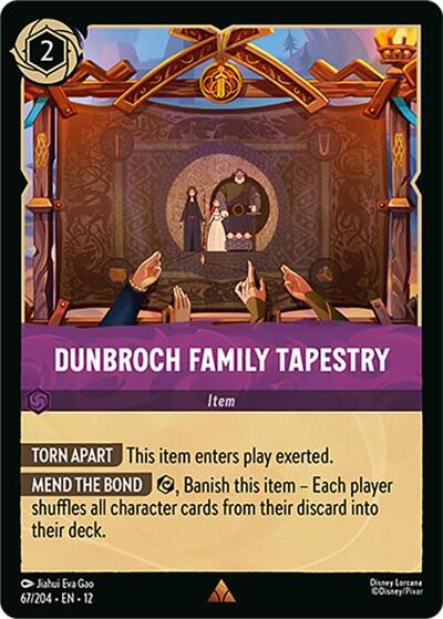 DunBroch Family Tapestry (Wilds Unknown) Near Mint