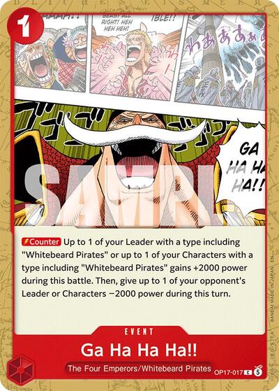 Ga Ha Ha Ha!! (The World's Strongest Warriors) Near Mint