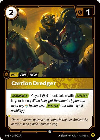 Carrion Dredger (Unleashed) Near Mint Foil