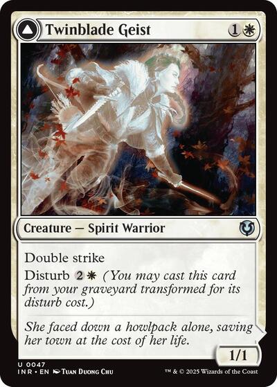 Twinblade Geist (Innistrad Remastered) Near Mint Foil