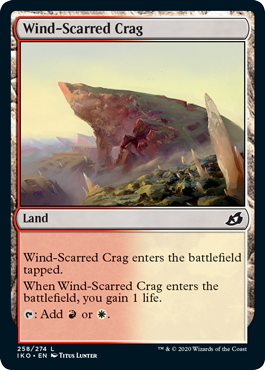 Wind-Scarred Crag (Ikoria: Lair of Behemoths) Near Mint Foil
