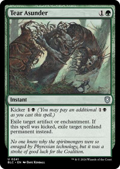 Tear Asunder (Commander: Bloomburrow) Near Mint