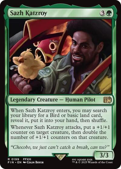 Sazh Katzroy (Universes Beyond: FINAL FANTASY) Near Mint Foil