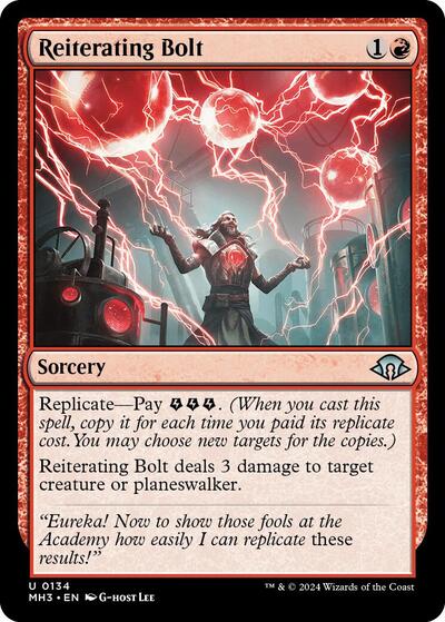 Reiterating Bolt (Modern Horizons 3) Near Mint Foil