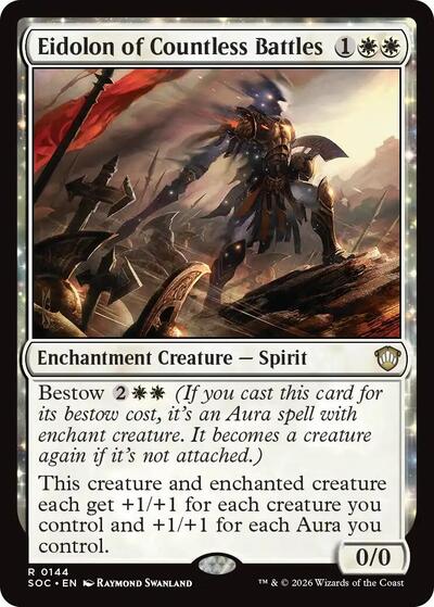 Eidolon of Countless Battles (Commander: Secrets of Strixhaven) Near Mint