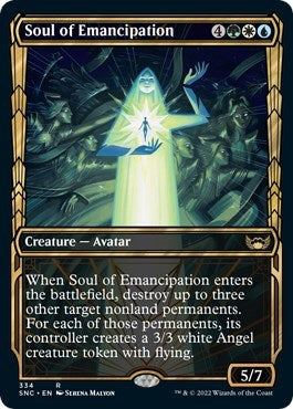 Soul of Emancipation (Showcase) (Streets of New Capenna) Light Play Foil