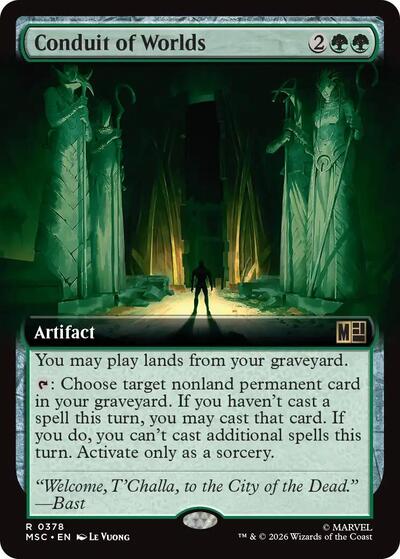 Conduit of Worlds (Extended Art) (Commander: Marvel Super Heroes) Near Mint