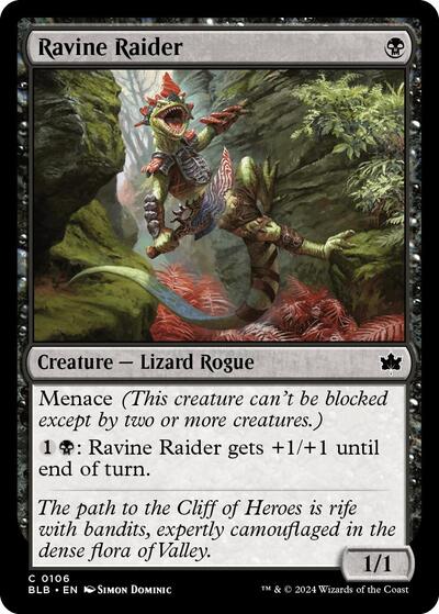Ravine Raider (Bloomburrow) Near Mint Foil