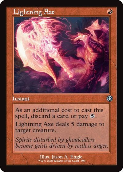 Lightning Axe (Retro Frame) (Innistrad Remastered) Near Mint