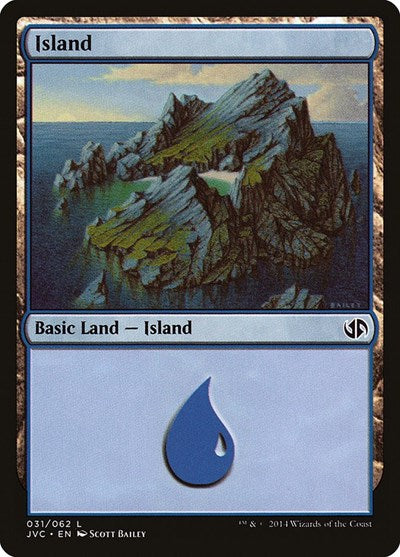 Island (31) (Jace vs. Chandra) (Duel Decks: Anthology) Near Mint