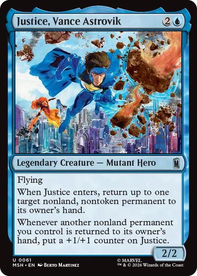 Justice, Vance Astrovik (Marvel Super Heroes) Near Mint