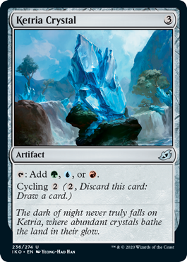 Ketria Crystal (Ikoria: Lair of Behemoths) Near Mint