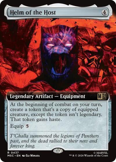 Helm of the Host (Extended Art) (Commander: Marvel Super Heroes) Near Mint