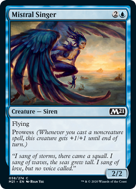 Mistral Singer (Magic 2021 Core Set) Near Mint Foil