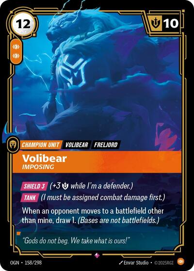 Volibear Imposing (Origins) Near Mint Foil