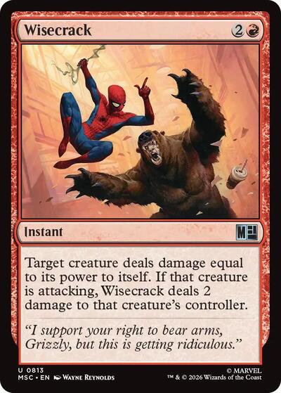 Wisecrack (Commander: Marvel Super Heroes) Near Mint Foil