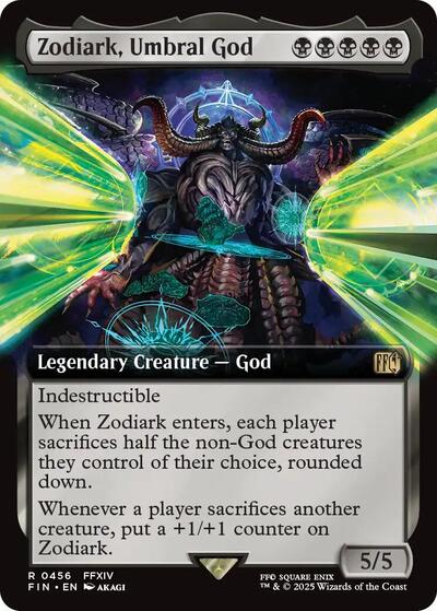 Zodiark, Umbral God (Extended Art) (Universes Beyond: FINAL FANTASY) Near Mint Foil