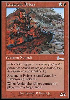 Avalanche Riders (Urza's Legacy) Near Mint