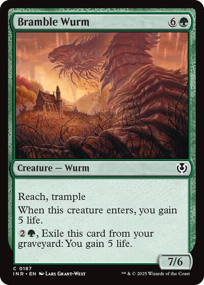 Bramble Wurm (Innistrad Remastered) Near Mint Foil