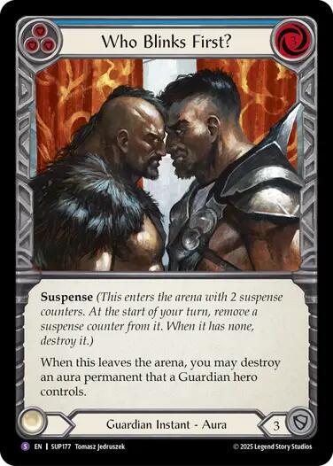 Who Blinks First? (Super Slam) Near Mint Foil