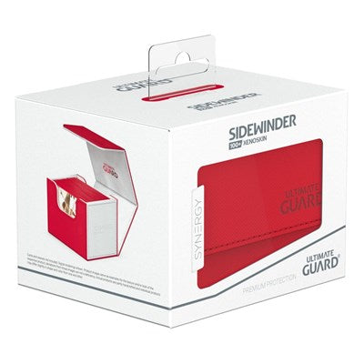 Synergy Sidewinder Xenoskin Deck Case 100+ Red/White (Ultimate Guard) New